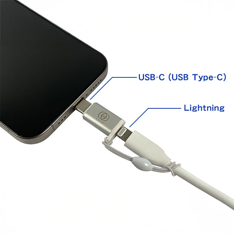 GOPPA Lightning-USB-Cアダプター シルバー GP-LCAH｜S
