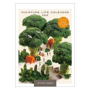 MINIATURE LIFE CALENDAR 2025年カレンダー CL-466 壁掛 A4サイズ