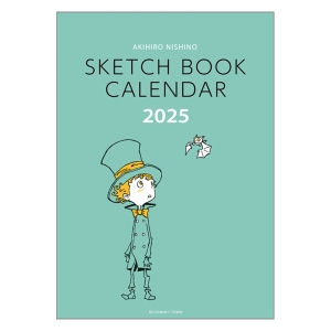 AKIHIRO NISHINO SKETCH BOOK CALENDAR 2025 CL-56 A3サイズ