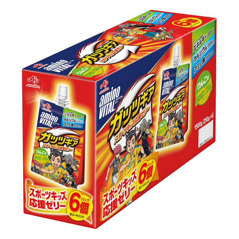 アミノバイタル ゼリードリンク ガッツギア りんご味 6個入り （6個）