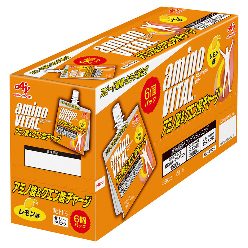 アミノバイタル ゼリードリンク アミノ酸&クエン酸チャージ 6個入り （6個）