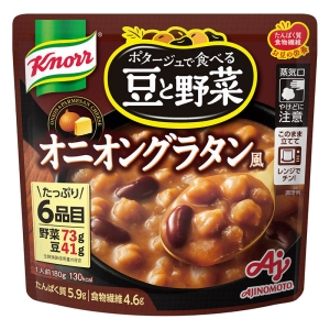 クノール  ポタージュで食べる豆と野菜オニオングラタン風 180g