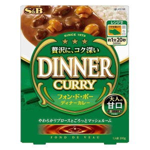 ディナーカレー レトルト 甘口 200ｇ