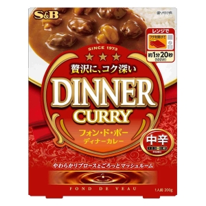 ディナーカレー レトルト 中辛 200ｇ