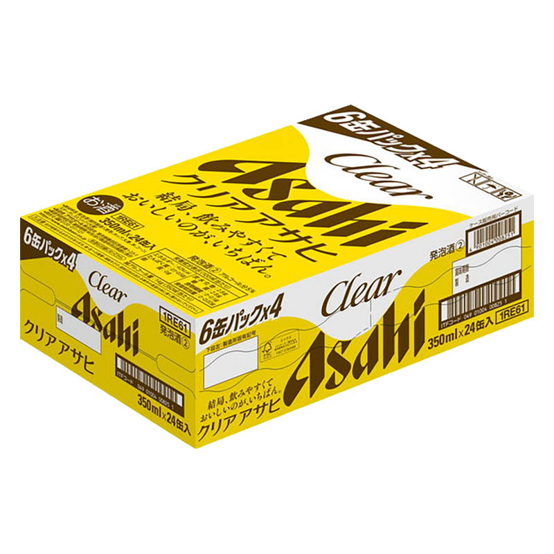 クリアアサヒ 5％ 1箱 350ml×24缶