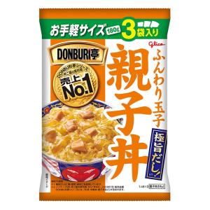 江崎グリコ DONBURI亭 3食パック 親子丼