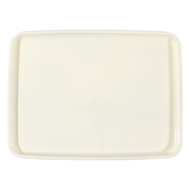 紀州塗 抗菌カラートレー 43cm ホワイト