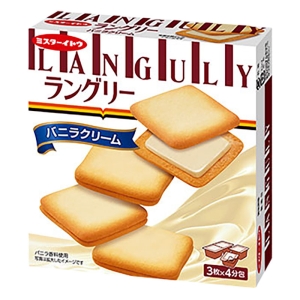 ラングリーバニラクリーム 12枚(3枚×4パック)
