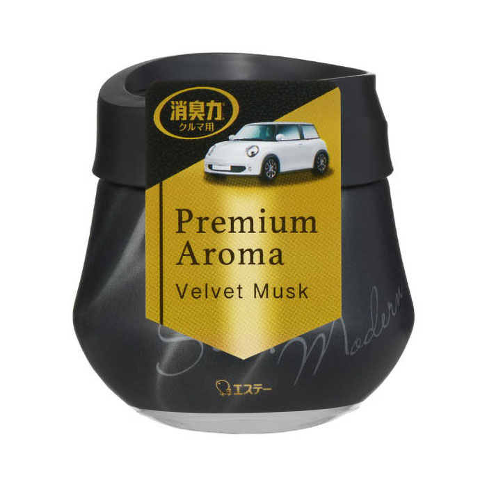 クルマの消臭力PremiumAromaゲルタイプ 90g ベルベットムスク