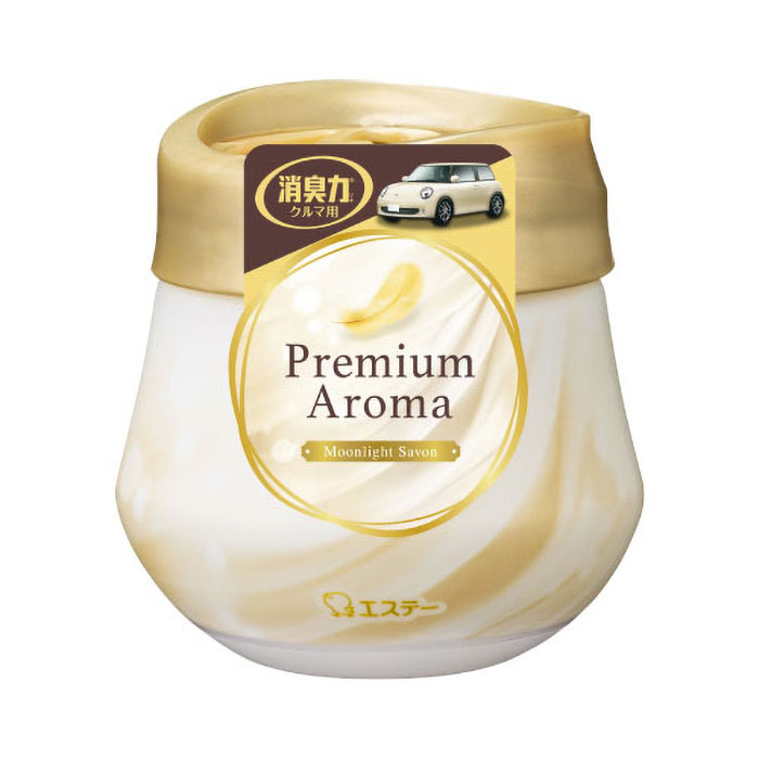 クルマの消臭力PremiumAromaゲルタイプ 90g ムーンライトシャボン