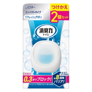 消臭力 コンパクト トイレ用 リフレッシュサボン つけかえ 6ml×2個