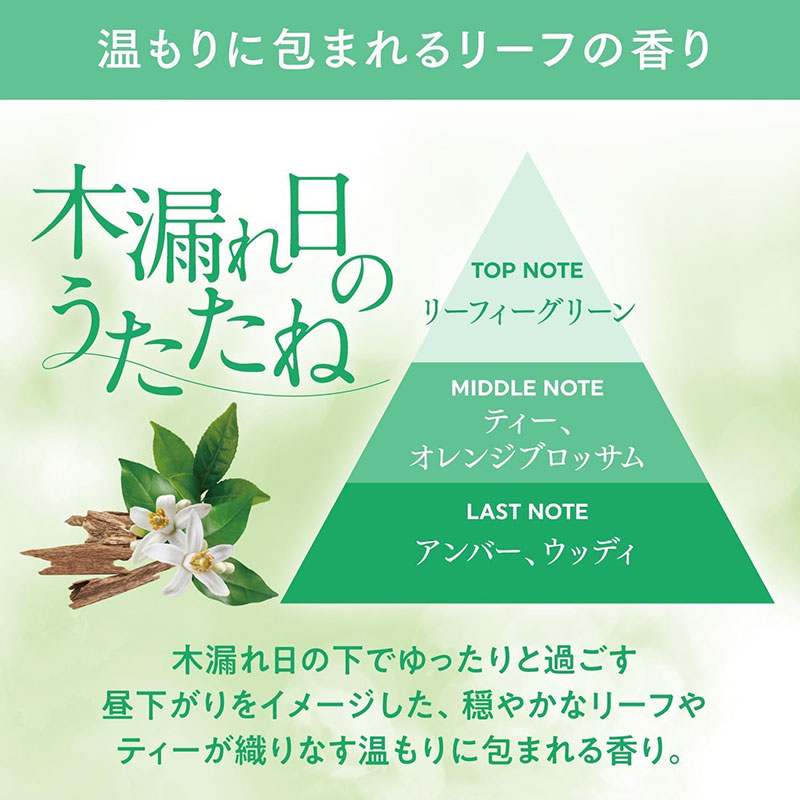 お部屋の消臭力PremiumAroma 木漏れ日のうたたね 400ml