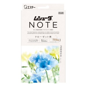 ムシューダ NOTE 1年間有効 クローゼット用 フリージア 3個