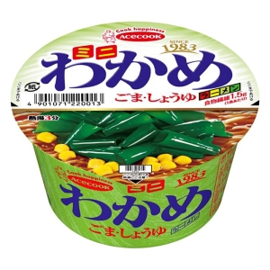ミニわかめラーメン ごま・しょうゆ 38g