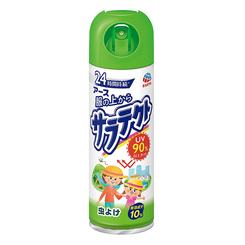 服の上からサラテクト 虫よけスプレー 200mL