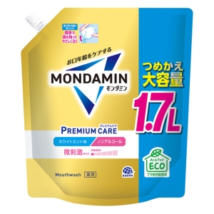 モンダミン プレミアムケア ホワイトミント つめかえ大容量 1700ml【医薬部外品】