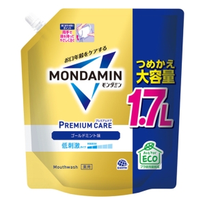 モンダミン プレミアムケア ゴールドミント つめかえ大容量 1700ml【医薬部外品】