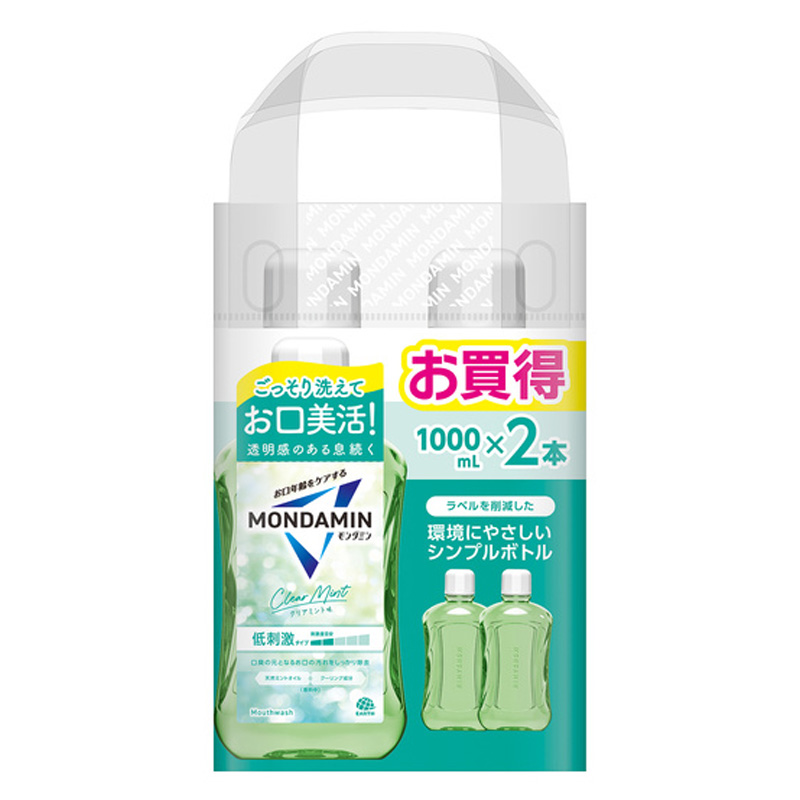モンダミン クリアミント 1000ml×2本