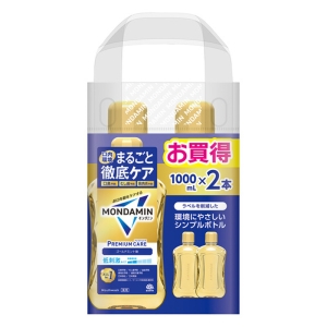 モンダミン プレミアムケア　ゴールドミント 1000ml×2本【医薬部外品】