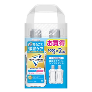 モンダミン プレミアムケア　ホワイトミント 1000ml×2本【医薬部外品】