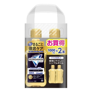 モンダミン プレミアムケア　ブラックミント 1000ml×2本【医薬部外品】