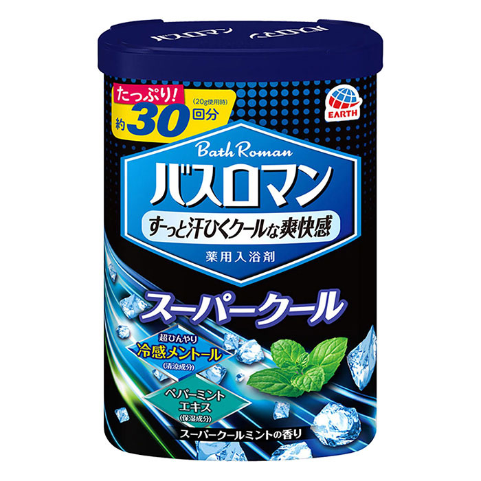 バスロマン 薬用夏用 スーパークールタイプ 【医薬部外品】 600g