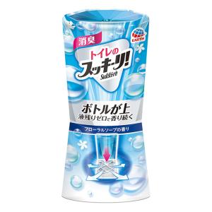 消臭芳香剤 トイレのスッキーリ! フローラルソープの香り 400ml