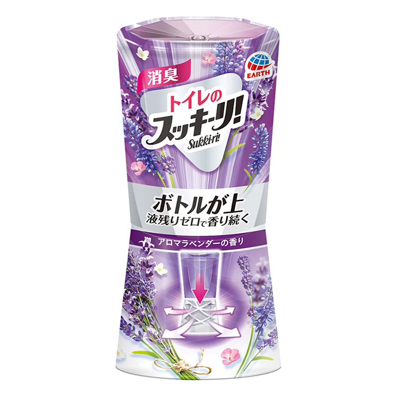 消臭芳香剤 トイレのスッキーリ! アロマラベンダーの香り 400ml