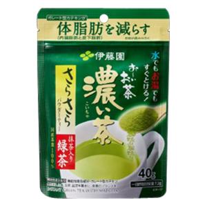 おーいお茶濃い茶 さらさら抹茶入り緑茶 40g