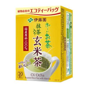 おーいお茶 エコティーバッグ 抹茶入玄米茶 20袋