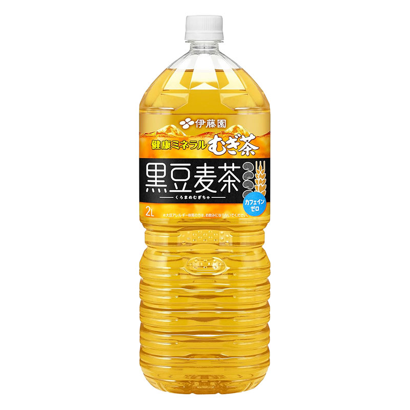 健康ミネラルむぎ茶 黒豆麦茶 2L