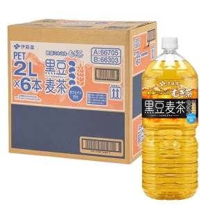 健康ミネラル 黒豆麦茶 1箱（2L×6本）