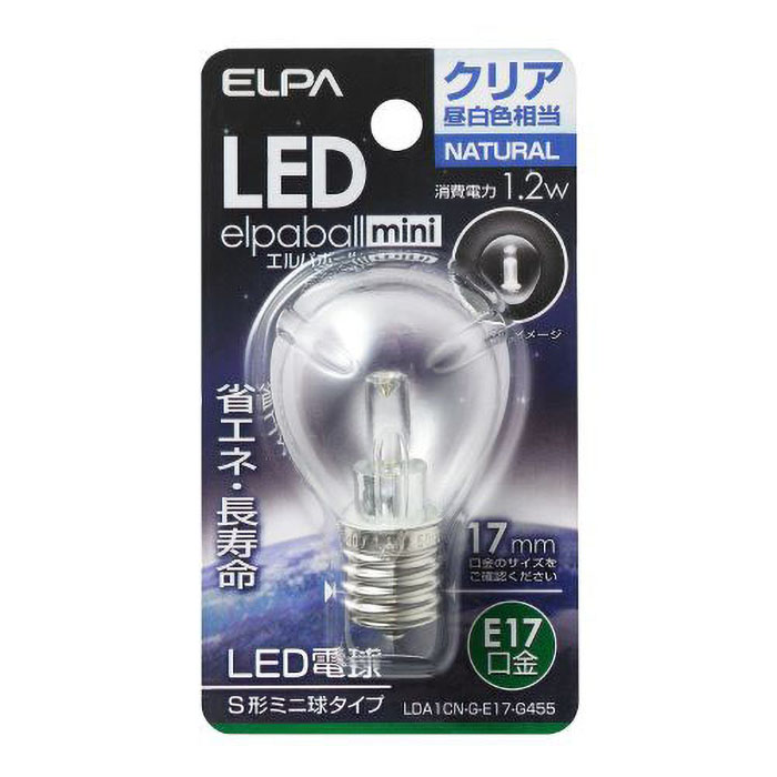 LED電球S形E17 LDA1CN-G-E17-G455