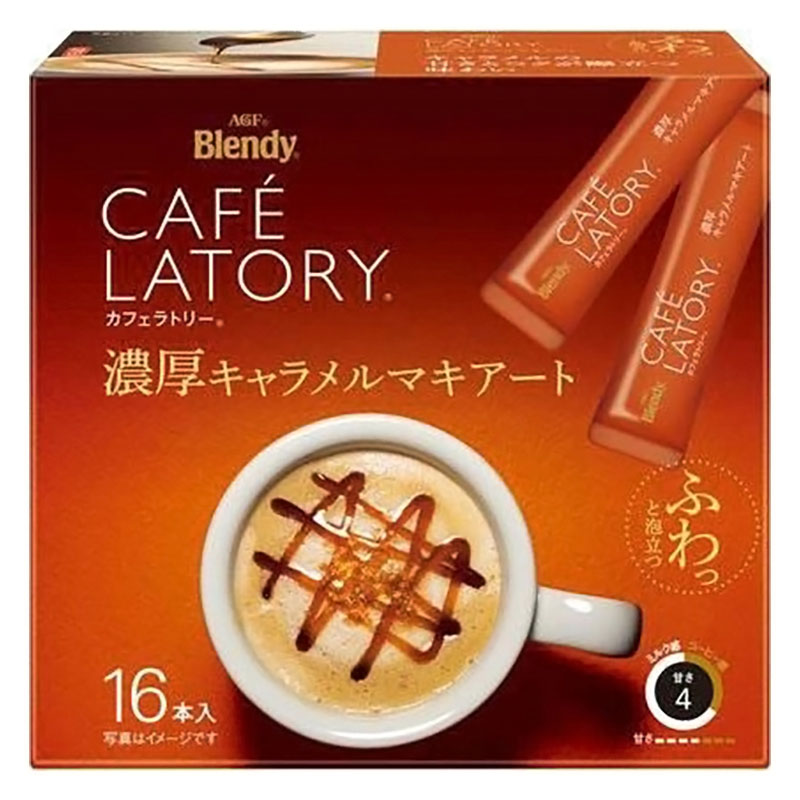 ブレンディカフェラトリー 濃厚キャラメルマキアート 16本