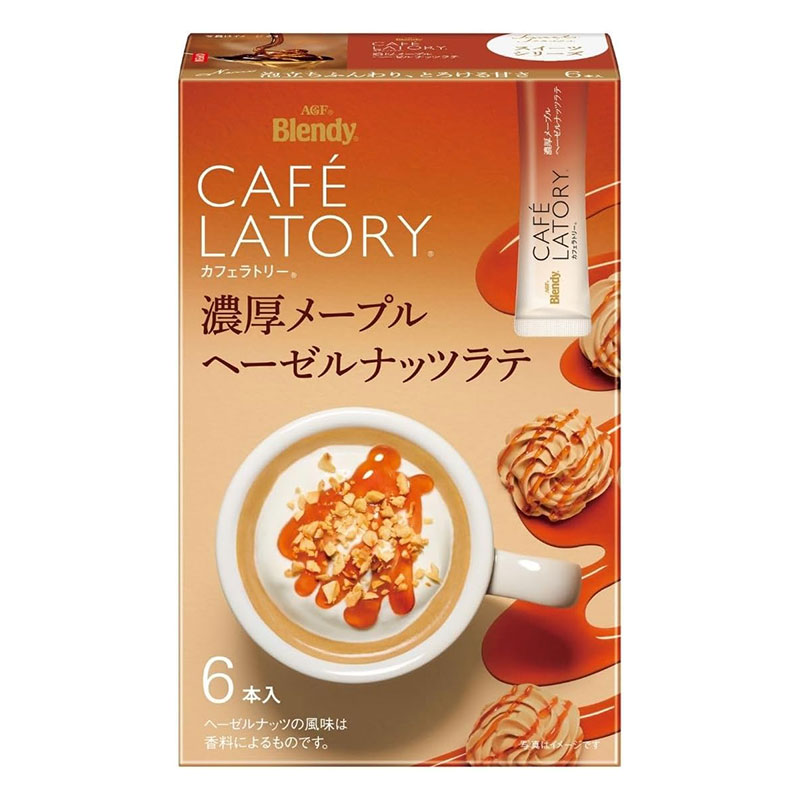ブレンディ カフェラトリー スティック 濃厚メープルヘーゼルナッツラテ 6本入