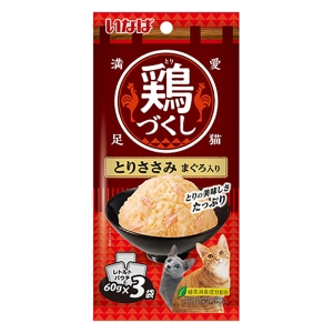 鶏づくし とりささみ まぐろ入り 60g×3袋