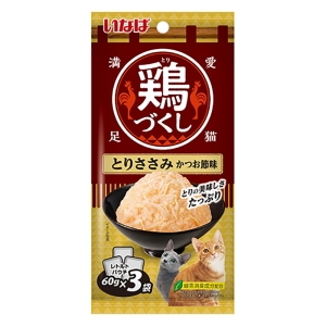 鶏づくし とりささみ かつお節味 60g×3袋