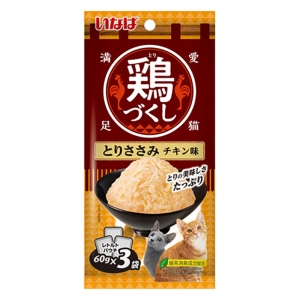 鶏づくし パウチ とりささみ チキン味 60g×3袋