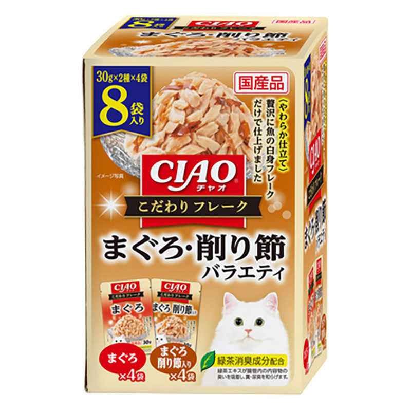 CIAO こだわりフレーク まぐろ・削り節バラエティ 30g×8袋