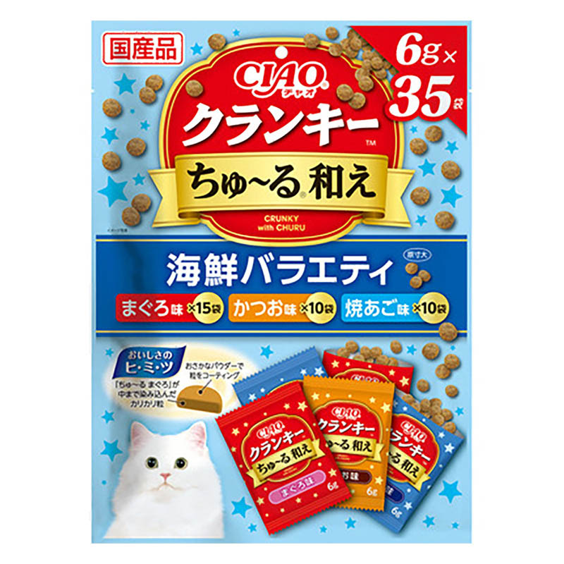 チャオクランキー ちゅーる和え 海鮮バラエティ 6g×35袋入