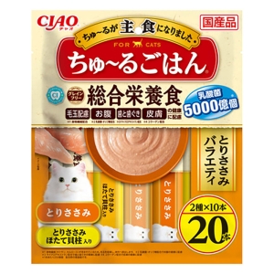 CIAO ちゅーるごはん とりささみバラエティ 14g×20本