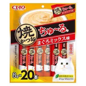 CIAO 焼かつおちゅーる まぐろミックス味 8g×20本