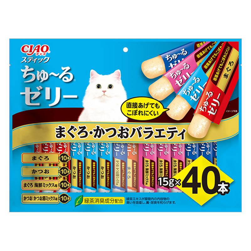 CIAO スティック まぐろ・かつおバラエティ 15g×40本入り