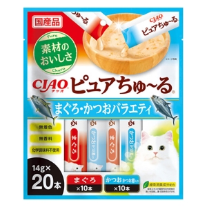 CIAO ピュアちゅーる まぐろ・かつおバラエティ 14g×20本