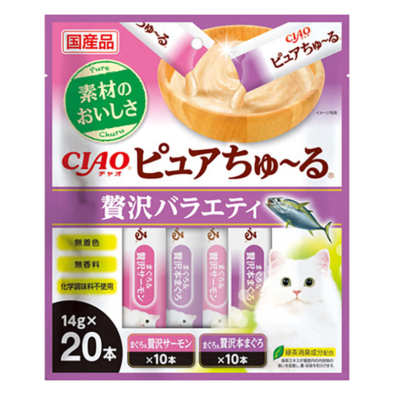 CIAO ピュアちゅーる 贅沢バラエティ 14g×20本