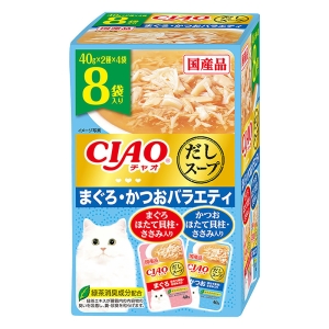 CIAOだしスープ まぐろ・かつおバラエティ 40g×8袋