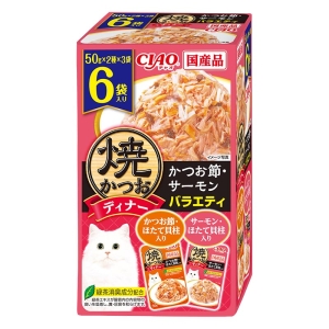 CIAO 焼かつおディナー かつお節・サーモン バラエティ 50g×6P