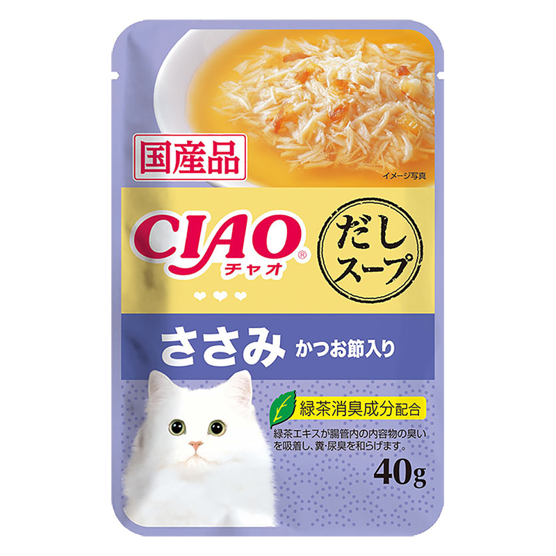 CIAOスープ ささみ かつお節入り 40g