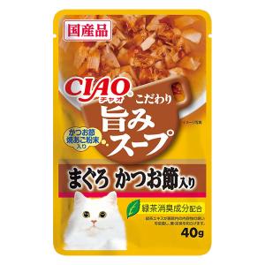 CIAO 旨味スープ まぐろ かつお節入り 40g