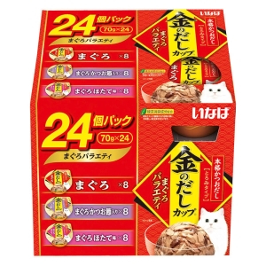 金のだしカップ まぐろバラエティパック 70g×24個パック